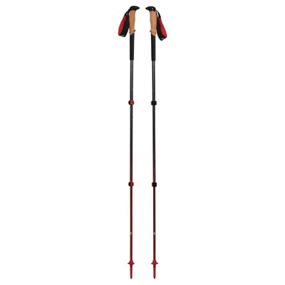 Produktbild von Trekkingstöcke Pursuit S/M (grau/rot, 1 Paar, 100-125 cm)