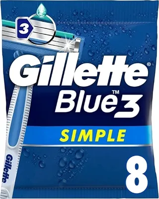 Produktbild von Gillette Blue3 – Einwegrasierklingen – Simple, 8er-Pack