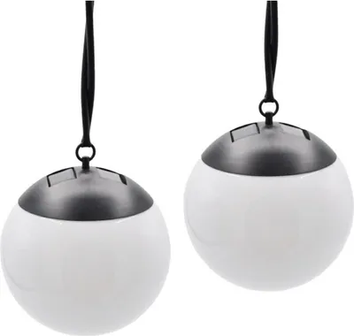 Obrázok produktu pre Solárna lampa plastový guľový prívesok 20cm