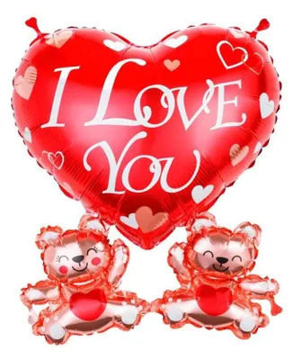 Image de Ballon en aluminium « Chers oursons » 48 cm