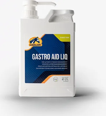 Produktbild von Cavalor Gastro Aid Liq für Pferde, neutralisiert Magensäure & schützt Magenwand, 2 l