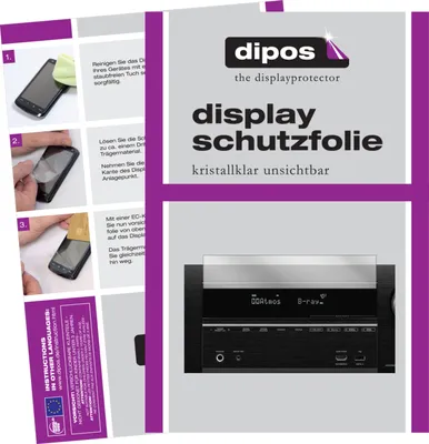 Zdjęcie produktu dla 2x Folia ochronna do Denon AVR-X3600H przezroczysta folia ochronna ekranu Folia ochronna wyświetlacza dipos