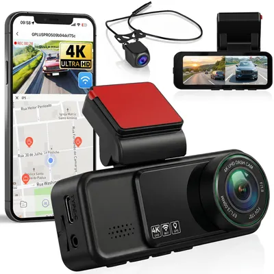 Obrázok produktu pre Akčná kamera s duálnym objektívom – rozlíšenie 4K + 2K – Wi-Fi pripojenie – GPS sledovanie