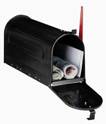 Produktbild von Klassische Briefkasten – Schwarz – Große Eingabe