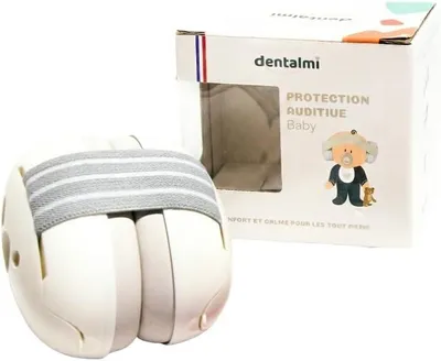Imagen del producto de Auriculares ajustables para bebés con cancelación de ruido, para niños de 3 a 36 meses, protección auditiva para niños