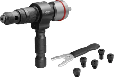 Produktbild von FORTUM Nietaufsatz für Bohrer T, für Nieten 2,4-6,4mm, CrMo 4770663