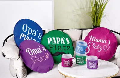 Produktbild von Gilde Filz Sitzkissen "Mama's Platz" VE 6 43187