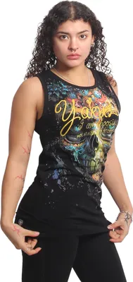 Produktbild von Yakuza Damen Choosen Urban Tank Shirt, Schwarz, XL