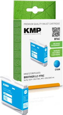 Image de KMP B76C cartouche d'encre 1 pièce(s) Compatible Cyan