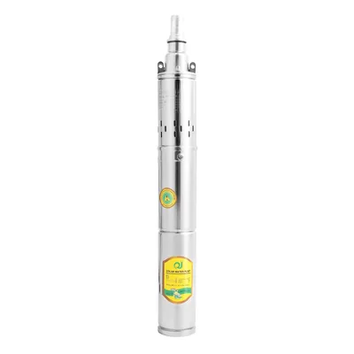 Image de Pompe à eau pour puits, pompe submersible, pompe pour puits profonds, pompe solaire en acier inoxydable, 65 mètres, 370W, 24V, solaire, pour eau propre ou légèrement sale