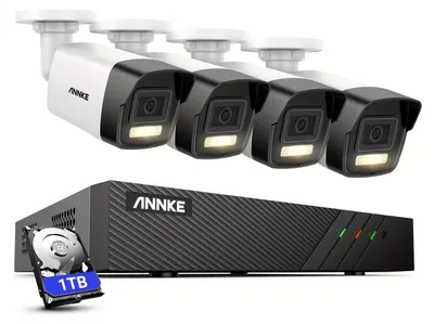 Obrázek produktu pro Sada kamer pro monitorovací systém – Bezpečnostní systém – Kamerový dohled – Kamery CCTV – Systém kamer s NVR