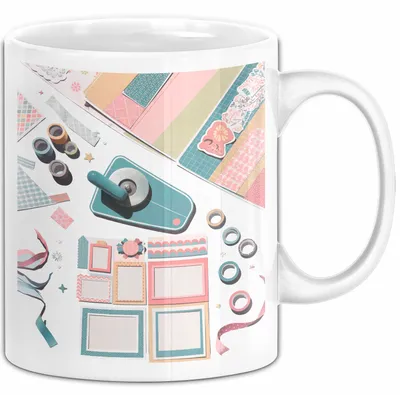Produktbild von Scrapbooker Tasse Geschenk Lustige Geschenkidee Spruch Für Erinnerungs Bewahrer (Weiß)