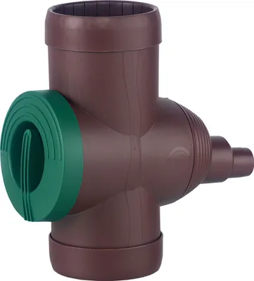 Produktbild von Regensammler INOX mit Edelstahlsieb braun
