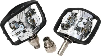 Produktbild von MKS US-S Ezy doppelseitiges Click-Pedal SPD schwarz silber