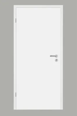 Produktbild von Pertura Zimmertür Soley weiß lackiert (ähnlich RAL 9010) 73,5x198,5 cm Links (Wabenkern)