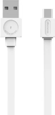 Produktbild von allocacoc microUSB Kabel weiss 1,5 m