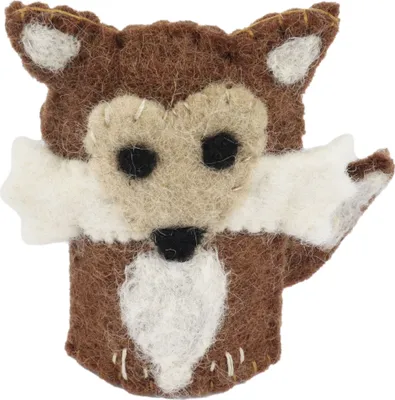 Produktbild von Fingerpuppe aus Filz - Fuchs 02 - Finger Püppchen