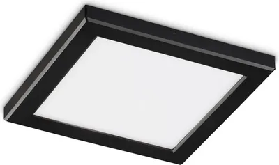 Produktbild von Moderne Deckenleuchte Aura Kunststoff Schwarz Led 20W 3000K