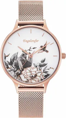 Produktbild von Engelsrufer ERWA-FLOWER1-MR Damen-Uhr Blume Analog Quarz Rosé