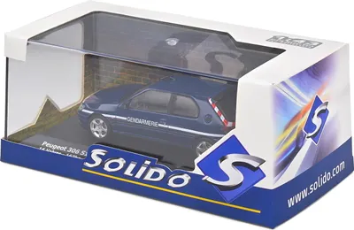 Produktbild von Solido Modellauto Maßstab 1:43 Peugeot 306 S16 Gendarm blau 2002 S4311407