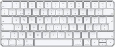 Obrázek produktu pro Apple Magic, Kabelový a bezdrátový, USB + Bluetooth, QWERTY, Bílá