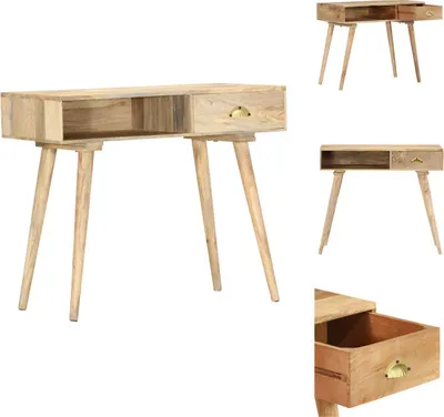 Produktbild von vidaXL Konsolentisch 90x45x75 cm Massivholz Mango -  Beistelltische