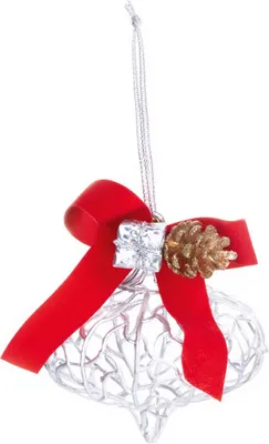 Produktbild von Dekoration WEIHNACHTEN, silber, 10x15 cm