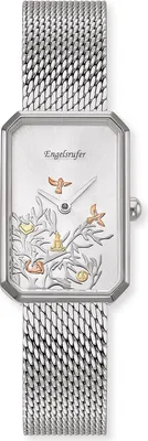 Image de Engelsrufer ERWA-TREE-01-MS-RS Montre dame en acier inoxydable argenté