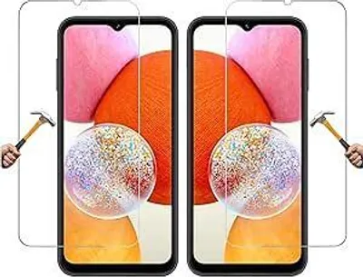 Produktbild von ino 2x Schutzglas kompatibel mit Samsung Galaxy F14 Panzerglas  Panzerfolie Displayschutzglas Schutz Glasfolie Displayglas 9H