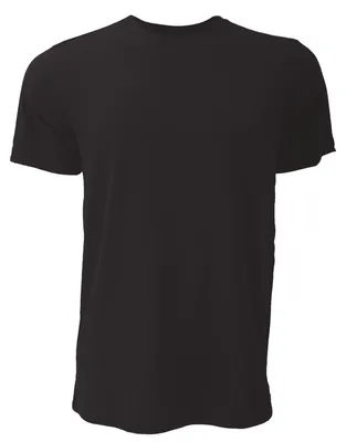 Image de T-shirt unie en jersey Canvas, manches courtes LT784 (taille M) (Schwary)