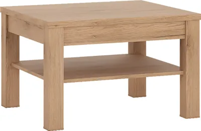 Produktbild von Couchtisch quadratisch 75x75 cm SANFORD-129 in Eiche hell Nb., B/H/T: ca. 75/48/75 cm