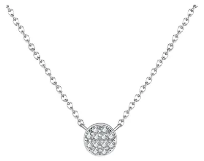 Produktbild von Milari Zirkonia-Kette aus 925 Silber – rund & elegant – Silber