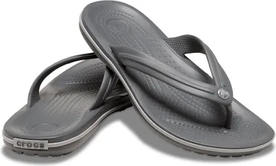 Image de Crocs chaussures de loisirs 11033-0EX Crocs Crocband Flip gris taille