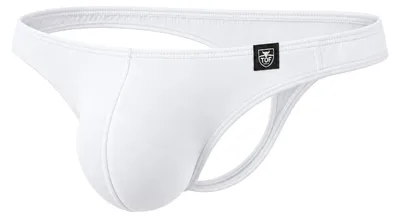 Imagen del producto de TOF Paris - Ropa Interior Tanga Hombre - Champion Thong White - 1x Tamaño XXL