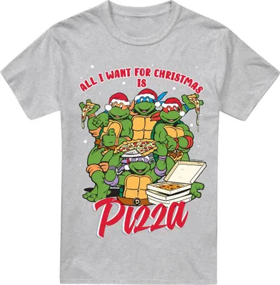 Productafbeelding van Teenage Mutant Ninja Turtles - T-shirt voor heren - kerstdesign TV6421 (3XL) (Sport Heide)