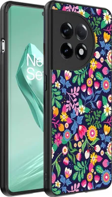 Zdjęcie produktu dla Etui na telefon OnePlus 12R z kwiatowym nadrukiem - Etui z TPU z kwiatowym wzorem - Smartphonica