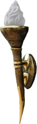 Produktbild von Design Wandleuchte Leuchte Lampen Wand Hänge Lampe Olympisches Feuer Wand Neu