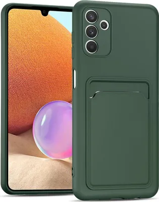 Produktbild von Conie Schutzhülle für Samsung Galaxy A54 5G mit Kartenfach Tasche Case Cover Bumper Silikon Hülle in Grün