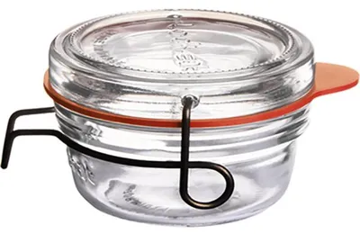 Zdjęcie produktu dla Słoik z pokrywką do przechowywania żywności, 8 cl - zestaw 6 sztuk