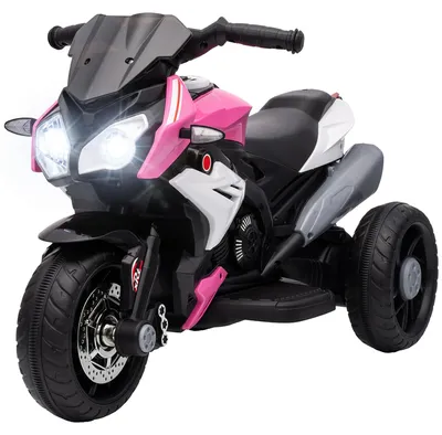 Produktbild von HOMCOM Elektro Kindermotorrad Elektromotorrad mit Musik, für 3-5 Jahre Kinder
