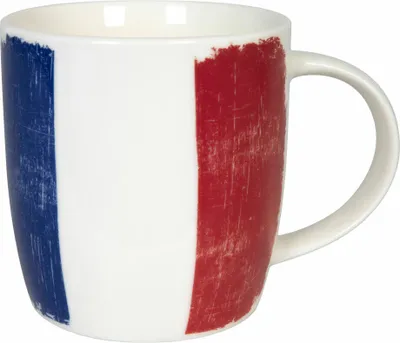 Produktbild von Könitz Becher Vintage Flag Frankreich, Tasse, Kaffeebecher, New Bone China, Bunt, 350 ml, 11 7 275 2659