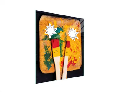 Image de Planche à découper en verre 45x52 Smile