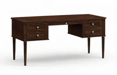 Produktbild von Edler Holz Büro Schreibtisch Klassischer Tisch Tische Büro Antik Stil Monaco Neu