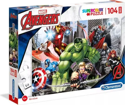 Image de Clementoni Legpuzzel Super Color Maxi The Avengers, 104st.