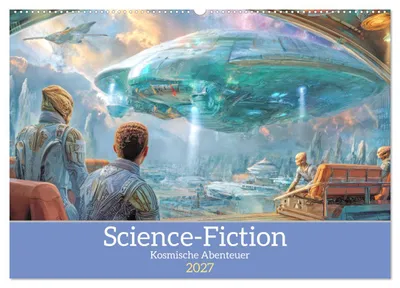 Produktbild von Science-Fiction - Kosmische Abenteuer (Wandkalender 2027 DIN A2 quer), CALVENDO Monatskalender