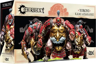 Produktbild von 3 Tabletop-Miniaturen Kami Ayakashi Yoroni, Maßstab 38 mm, 12 cm hoch