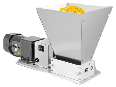 Zdjęcie produktu dla Elektryczny młyn do zboża, napięcie 220 V, moc 75 W, wydajność mielenia 20 kg/h, pojemność 4 l, wykonany ze stali nierdzewnej