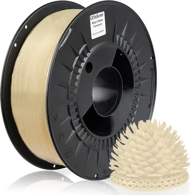 Produktbild von MIDORI® 3D Drucker 1,75mm PLA Filament 1kg Spule Rolle Premium Transparent