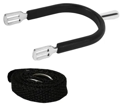 Produktbild von Waldhausen Sporenset mit Sporenschutz und Sporenriemen 30 mm für Damen
