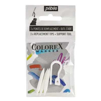 Obrázek produktu pro Náhradní hroty Pebeo Colorex, (balení 3 ks)
